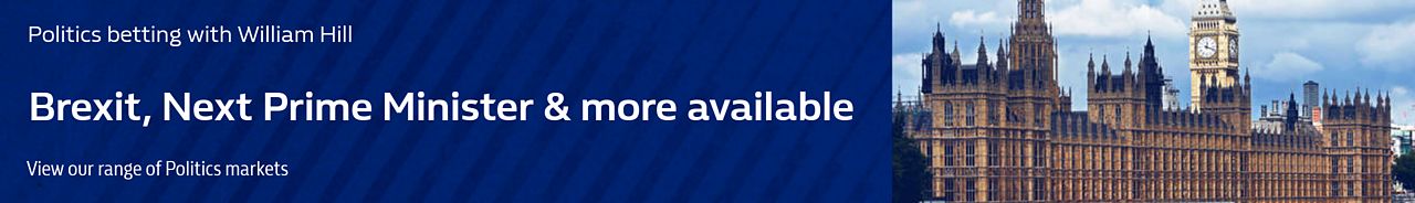 Bet on the biggest politics market with William Hill