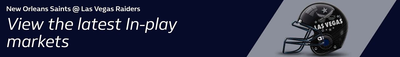 New Orleans Saints @ Las Vegas Raiders In-Play