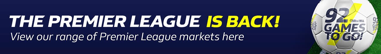Premier League is Back - View our Premier League Markets
