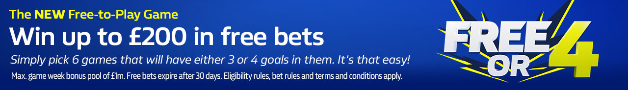 Free To Play - Win up to £200 in Free Bets