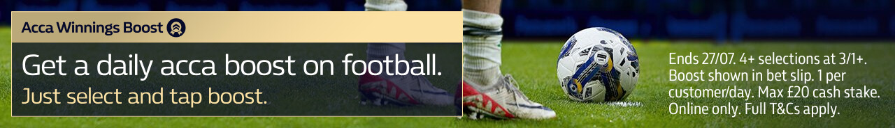 Acca Winnings Boost - Events page